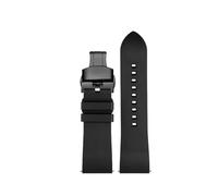NBCNZCTSAS Quick-Release Fluororubber Watchband Fit For Luminox watch 3051 8800 3080 1820 7251 3050 Series Watch Strap 20 22 23mm(Black black buckle,20mm)