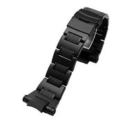 NBCNZCTSAS Replacement Metal Strap Fit For Casio Fit For G-shock GWA1100/1000 GA1000 GA1400 Durable Black Stainless Steel WatchBands Strap