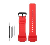 NBCNZCTSAS Resin Rubber Silicone Watch Strap 18mm Bright Or Matte Men Women Watchband Bracelet Fit For Casio Fit For G-SHOCK DW-H5600 AQ-S810W AEQ-110(Matte red-B)
