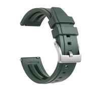 NBCNZCTSAS Silicone Watch Band Quick Release Rubber Watch Straps 18mm 19mm 20mm 21mm 22mm 24mm Diving Men Watches Accessories(Green 1,24mm)
