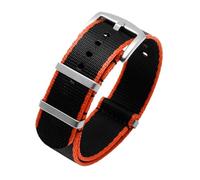 NBCNZCTSAS Smooth Nylon Watchband Fit For Omega Fit For Seamaster/Fit For Rolex/Fit For Seiko/Fit For Mido 20mm 22mm Men Women Strap Watch Strap(A6silver buckle,20mm)