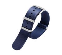 NBCNZCTSAS Smooth Nylon Watchband Fit For Omega Fit For Seamaster/Fit For Rolex/Fit For Seiko/Fit For Mido 20mm 22mm Men Women Strap Watch Strap(A5 silver buckle,20mm)