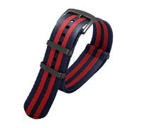 NBCNZCTSAS Smooth Nylon Watchband Fit For Omega Fit For Seamaster/Fit For Rolex/Fit For Seiko/Fit For Mido 20mm 22mm Men Women Strap Watch Strap(A19 black buckle,22mm)