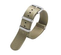 NBCNZCTSAS Smooth Nylon Watchband Fit For Omega Fit For Seamaster/Fit For Rolex/Fit For Seiko/Fit For Mido 20mm 22mm Men Women Strap Watch Strap(A3silver buckle,22mm)