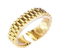 NBCNZCTSAS Solid Stainless Steel Watch Accessories Band Fit For Rolex Watch Strap 17mm 20mm 21mm(Gold 3,21mm)