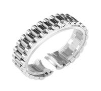NBCNZCTSAS Solid Stainless Steel Watch Accessories Band Fit For Rolex Watch Strap 17mm 20mm 21mm(Silver 3,20mm)