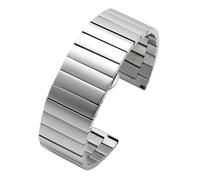 NBCNZCTSAS Solid Stainless Steel Watchband Fit For Seven Friday Diesel 28mm WatchStrap Large size Men WristBand Bracelet Replacement Bracelet(G01-silver)