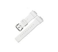 NBCNZCTSAS Sport Silicone Replacement Watch Band Fit For Casio BABY-G BA-110 120 111 112 Premium Elastic Rubber Loop Strap Bracelet Accessories(Bianco)