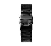 NBCNZCTSAS Stainless Steel Watch Strap Fit For Diesel DZ4316 DZ7395 7305 4209 4215 Men Metal Solid Wrist Watchband Bracelet 24mm 26mm 28mm 30mm(Multi bead black,30mm)