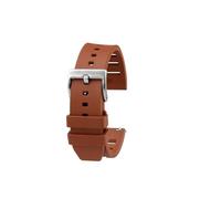 NBCNZCTSAS Suitable Fit For Huawei WATCH3/4Pro Ultimate strap GT2/GT3 fluororubber Watch Strap Men's Diving Watches Accessories(Brown silver pin,20mm)