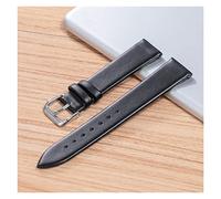 NBCNZCTSAS Unisex Leather Wrist Strap Fit For Casio Huawei With Stainless Steel Buckle 12 14 16 18 20 22 24mm Waterproof Replacement WatchBands(4,18mm)