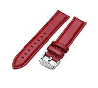 NBCNZCTSAS Watch Strap Brown With Rose Gold Watchband 14mm 18mm 20mm Fit For DW Fit For Daniel Fit For Wellington Watch Band(Silver-Red,14mm)