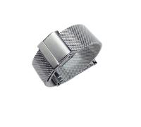 NBCNZCTSAS Watchband 12mm 14mm 18mm 20mm 22mm 24mm Universal Stainless Steel Metal Watch Band Fossil Strap Bracelet Black Rose Gold Silver(Silver,14mm)