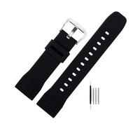 NBCNZCTSAS Waterproof Replacement Bracelet Band Strap Fit For Casio PRG-600YB Soft silicone watchband prg-650 PRW-6600 sports Rubber Watch 24mm(Black SK)