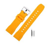 NBCNZCTSAS Waterproof Replacement Bracelet Band Strap Fit For Casio PRG-600YB Soft silicone watchband prg-650 PRW-6600 sports Rubber Watch 24mm(Orange SK)