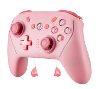 NBCP Controller for Switch, Wireless Pro Controller for Switch Lite, Switch Remote Gamepad Joystick,Dual VibrationGyro/Vibration/Turbo/NFC/Wake-Up/Screenshot (Pink)
