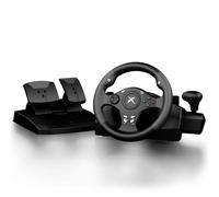 NBCP Gaming Steering Wheel and Pedals,270° Racing Wheel with Dual Vibration, Steering Wheel Pro,Gaming Wheel for PC,PS3,PS4, Xbox One,Xbox Series X/S,Switch-Black
