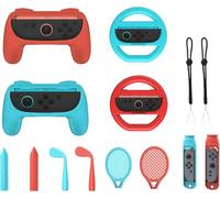 NBCP SWITCH2 [14-in-1 set] sports accessories set compatible with physical games, strong combat immersion, compatible with physical sports, Joy-Con2 handle accessories, classic red and blue color matc