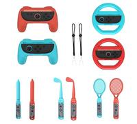 NBCP SWITCH2 [18-in-1 set] sports accessories set compatible with physical games, strong combat immersion, compatible with physical sports, Joy-Con2 handle accessories, classic red and blue color matc