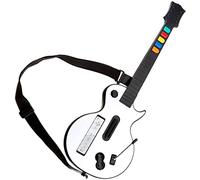 NBCP Wii Wireless Guitar Controller for Guitar Hero and Rock Band 2 (Wii/Wii U Compatible, Excludes Rock Band 1) with Strap