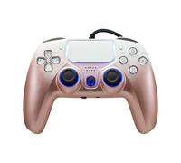 NBCP Wired Controller for PlayStation 5, PS5, PC, PS4, USB Gamepad Joystick for Windows 7/8/10, Laptop, Steam - Dual Vibration, Turbo Function, Hall Effect Trigger, 6 Axis Gyro Sensor, 3.5mm Audio
