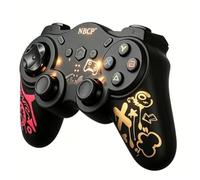 NBCP Wireless Pro Controller for Switch 2/Switch/PC/PS3/Android/iOS - Hall Effect Joystick Anti-Drift, 1000Hz Wired, Unique RGB, Dual Vibration, 6-Axis Gyro, Turbo & Auto Fire, Ergonomic