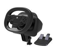 NBCP Wireless Racing Wheel with Pedal - Steering Wheel for Switch, PS4/PS3, PC, iOS, Android - 270° Rotation, Dual Vibration, Bluetooth 5.0, Race Game Controller, As a Gift for Children