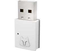 NBCP WOLF U-1 Wireless USB Bluetooth Adapter for Gaming Consoles, PS5,PS4,Switch,Mac,PC,Type C Compatible(White)