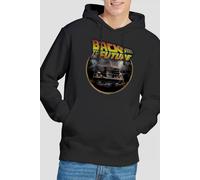 NBCU Back To The Future Back To The Future Back Hoodie, Black | Size: 2XL NBCU Black 2XL