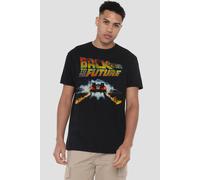NBCU Back To The Future Delorean T-Shirt, Black | Size: 4XL NBCU Black 4XL