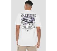 NBCU Back To The Future It Hasn'T Been Written Back T-Shirt, White | Size: Small NBCU White S