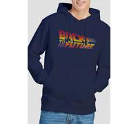 NBCU Back To The Future Logo Hoodie, Navy | Size: Large NBCU Navy L