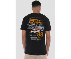 NBCU Back To The Future Racing 88Mph Back T-Shirt, Black | Size: Large NBCU Black L