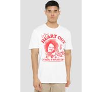 NBCU Chucky Eat Your Heart Out T-Shirt, White | Size: Small NBCU White S