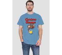 NBCU Curious George Bananas T-Shirt, Carolina Blue | Size: Small NBCU Blue S