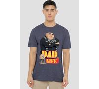 NBCU Despicable Me 4 Gru Dad Life Tee, Heather Navy in Mid Navy | Size: 2XL NBCU Mid Navy 2XL