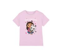 NBCU Gabby'S Dollhouse Purrfect Friends Kids T-Shirt, Pink | Size: 5-6 Years NBCU Pink 5-6 Years