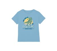 NBCU Jurassic World Trex Rawrsome Dad Kids T-Shirt, Light Blue | Size: 3-4 Years NBCU Light Blue 3-4 Years