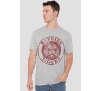NBCU Men's Saved By The Bell Bayside Tigers T-Shirt, Grey | Size: Medium NBCU Grey M