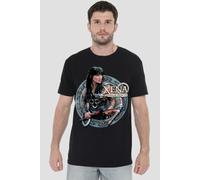 NBCU Men's Xena The Warrior Princess Princess T-Shirt, Black | Size: 2XL NBCU Black 2XL