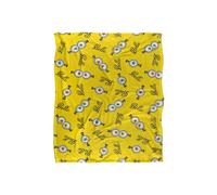 NBCU Minions & Monsters Bello Glasses Throw Blanket 152 X 127 Cm | Size: Large NBCU Multicolor Large