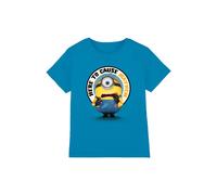 NBCU Minions & Monsters Here To Cause Mayhem Kids T-Shirt, Turquoise | Size: 7-8 Years NBCU Turquoise 7-8 Years