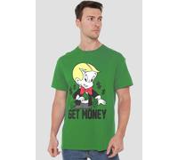 NBCU Richie Rich Get Money T-Shirt, Kelly Green | Size: 4XL NBCU Green 4XL
