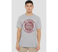 NBCU Saved By The Bell Bayside Tigers T-Shirt, Athletic Heather in Light Grey | Size: 4XL NBCU Light Grey 4XL