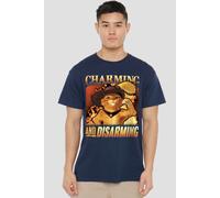 NBCU Shrek Puss In Boots Bootleg T-Shirt, Navy | Size: 2XL NBCU Navy 2XL