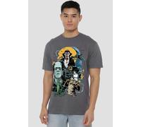 NBCU Universal Monsters Monster Mash T-Shirt, Charcoal | Size: 4XL NBCU Charcoal 4XL