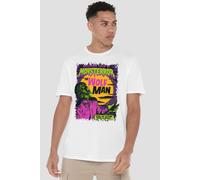 NBCU Universal Monsters The Wolfman Neon T-Shirt, White | Size: Medium NBCU White M