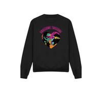 NBCU Universal Monsters Valentine'S Day Gruesome Twosome Sweatshirt, Black | Size: 2XL NBCU Black 2XL