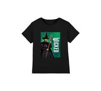 NBCU Wicked Elphaba Broom Kids T-Shirt, Black | Size: 3-4 Years NBCU Black 3-4 Years