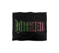 NBCU Wicked Movie Logo Silky Touch Super Soft Throw Blanket | Size: Small NBCU Multicolor Small